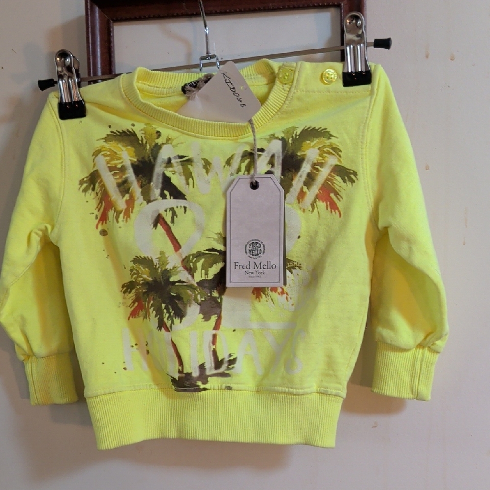 Fred Mello Kids Yellow Sweatshirt